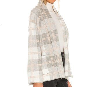 Revolve Lovers + Friends Ali Shacket BNWT - Size Small - Gray plaid
